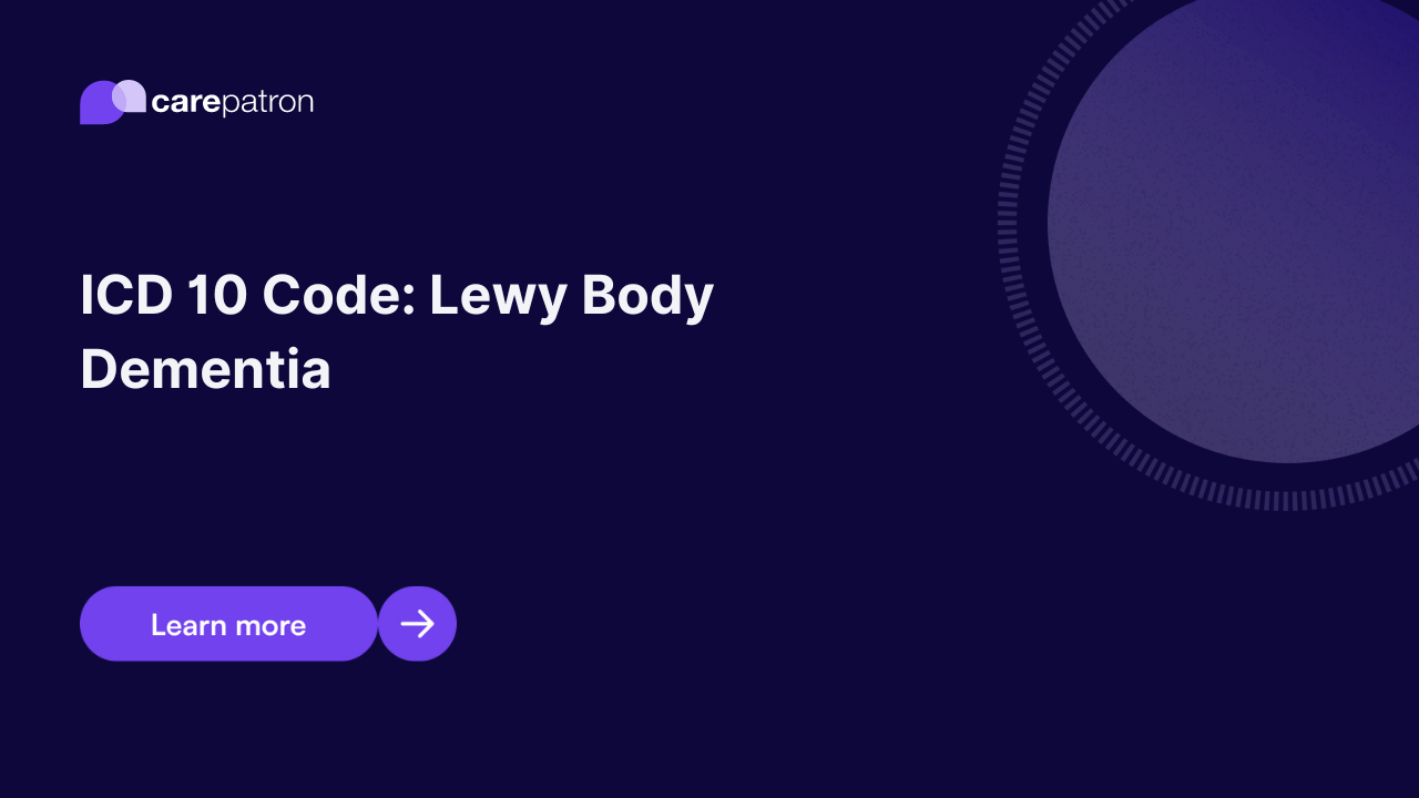 Lewy Body Dementia ICD10CM Codes 2023